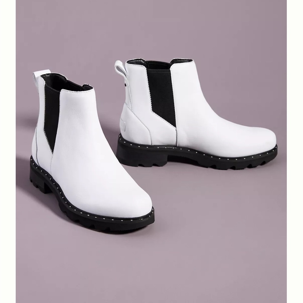 Sorel Lennox Chelsea Boots Anthropologie Exclusive Size 8